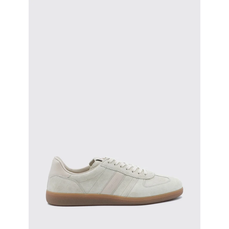 Suede Bovine Leather Low Top Sneakers with Rear Logo (J1584LCL046NWRB)