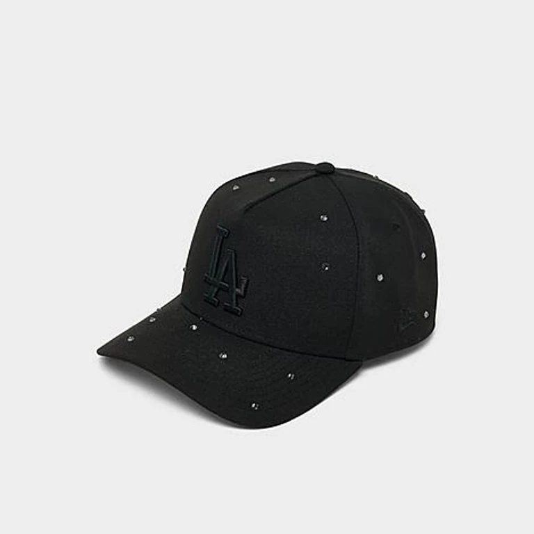 New Era Los Angeles Dodgers MLB Rhinestone 9FORTY Snapback Hat in Black