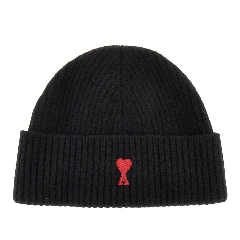 'Ami de Coeur' wool beanie hat Man One Size