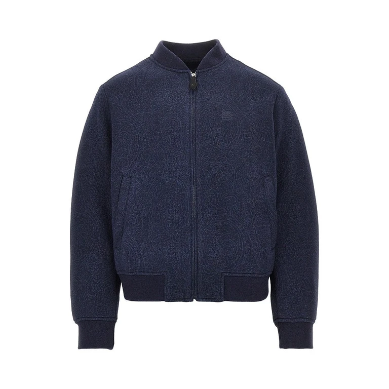 Jersey jacket with jacquard Arnica motif Man S