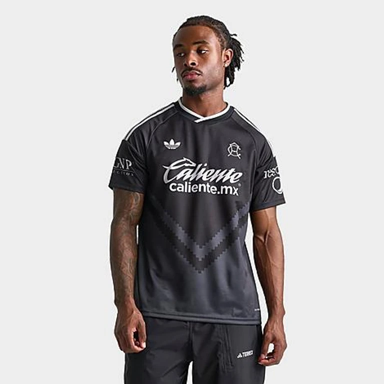 adidas Men's Club América 26-27 Away Soccer Jersey in Black/Carbon Size: Small