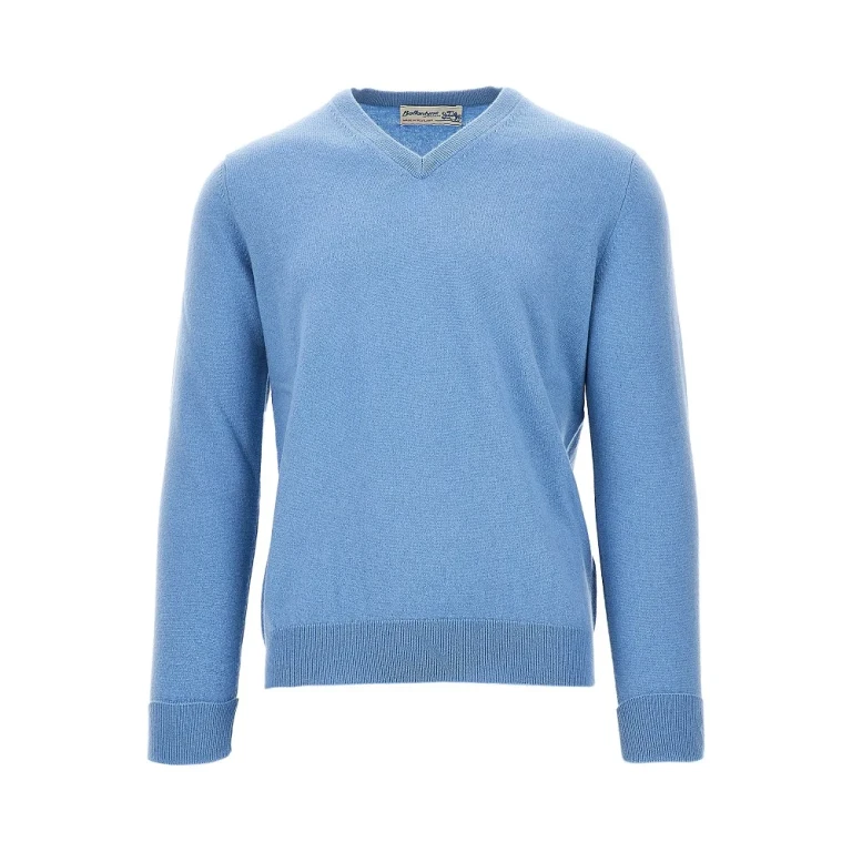 V-neck cashmere sweater Man 46