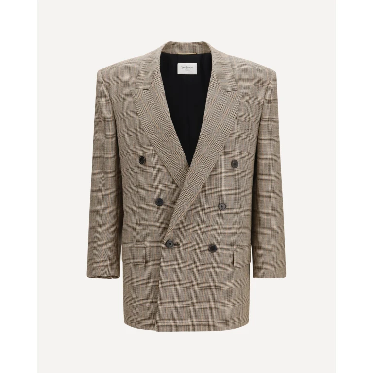 Prince of Wales Houndstooth wool Blazer Female 36