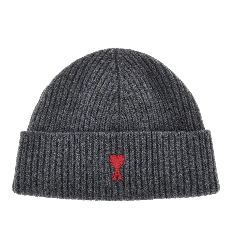 'Ami de Coeur' wool beanie hat Man One Size