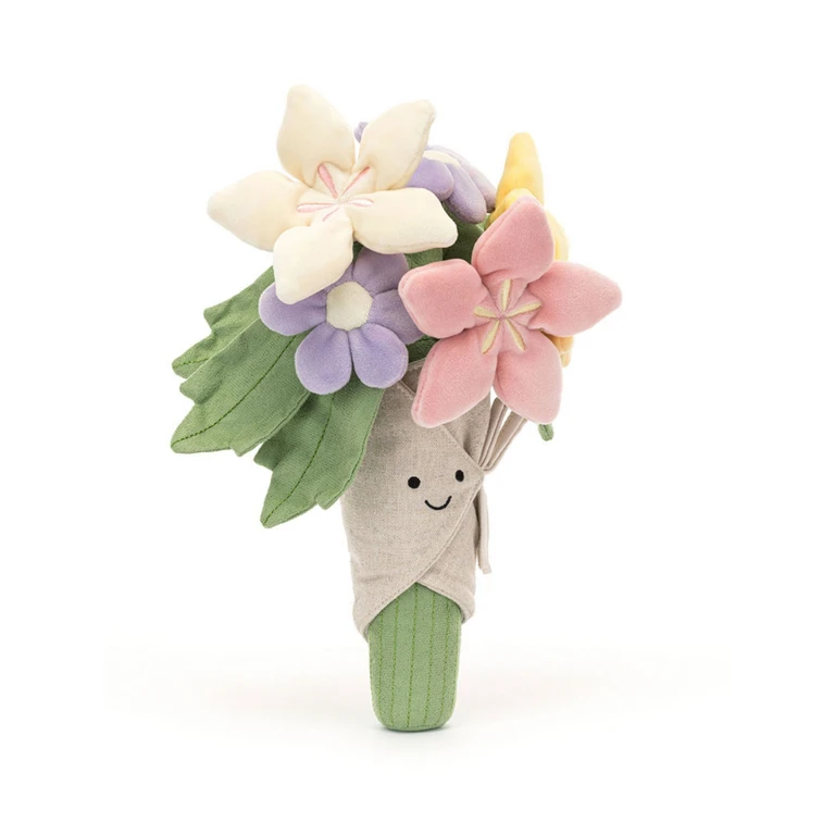 Plush Toy Multi "Amuseables Bouquet Of Flowers"