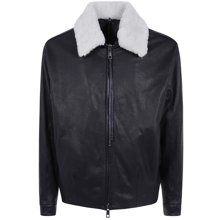 Jacket Leather "Gu27f.28005.Mgap Black"