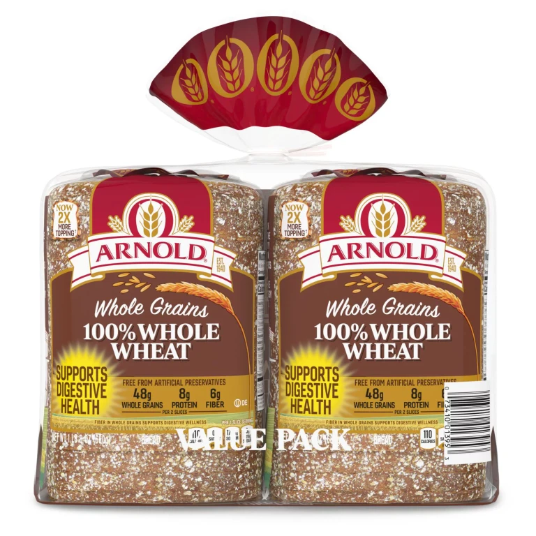 Whole Grains 100% Whole Wheat Bread 24 oz., 2 pk.