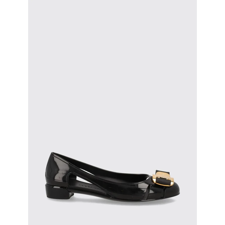 Salvatore Ferragamo 발레리나 플랫 블랙