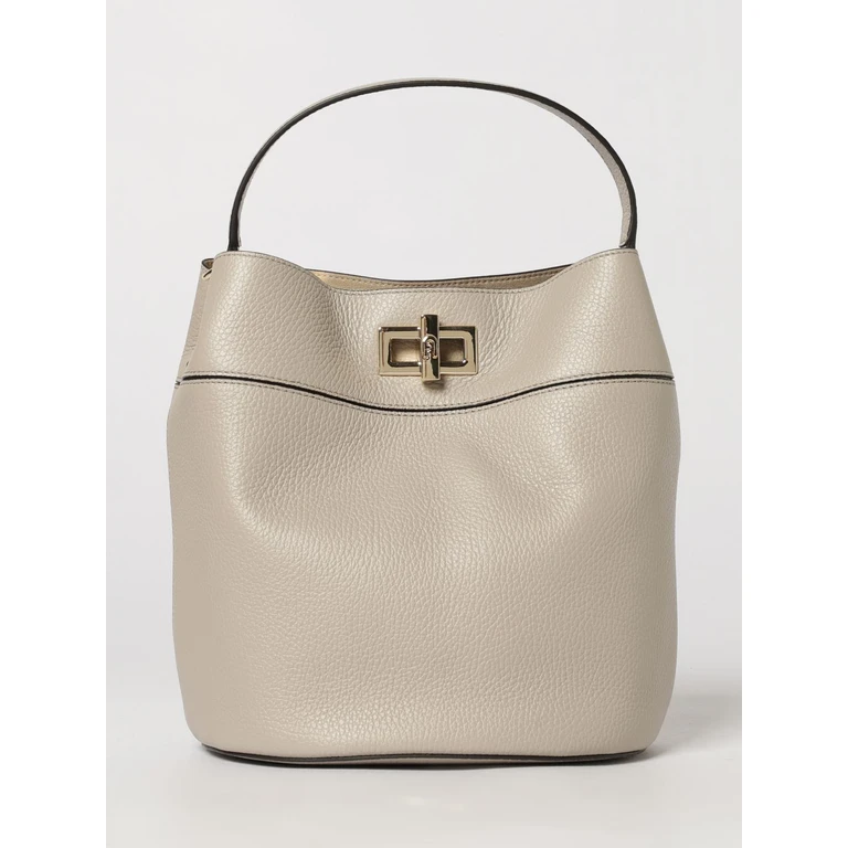 Amelie Medium Leather Bucket Bag by with Top Handle (WB01953HSF0004892S)