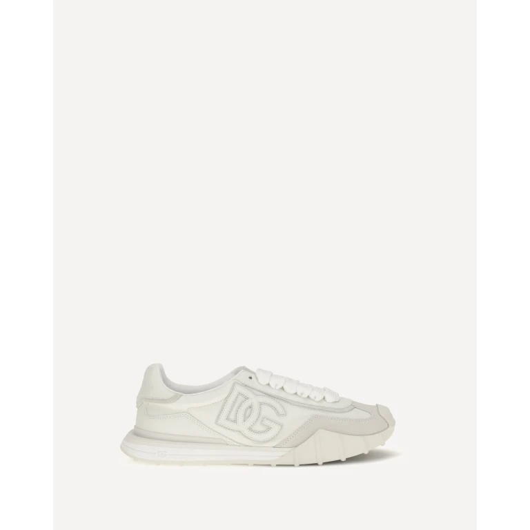 Athletic fabric and leather Sneakers Male 45