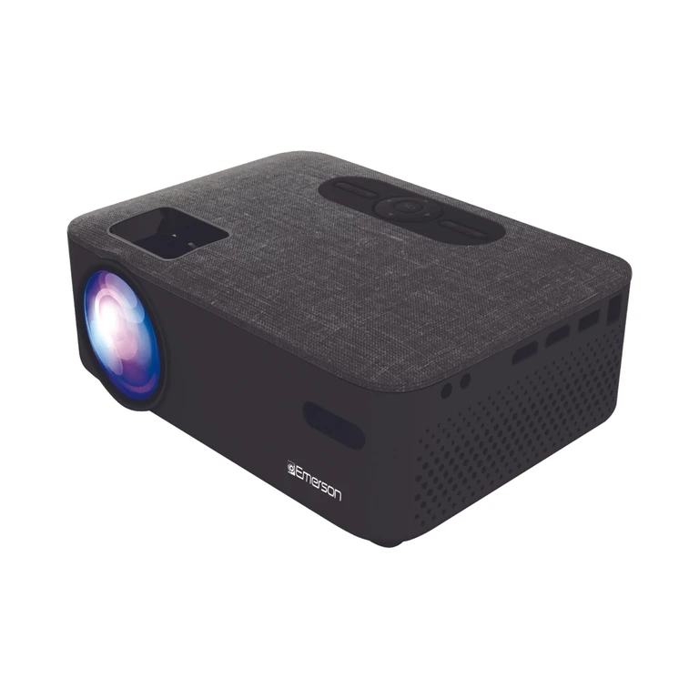Portable Projector with Portable Screen and Carry Case - Black