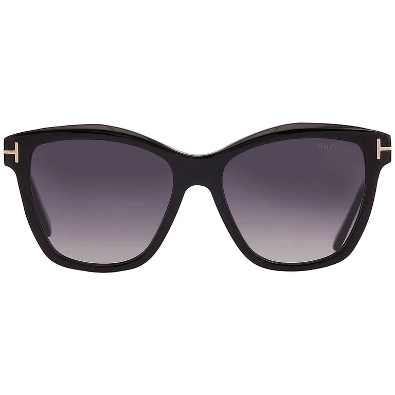 Lucia Polarized Smoke Cat Eye Ladies Sunglasses FT1087 01D 54