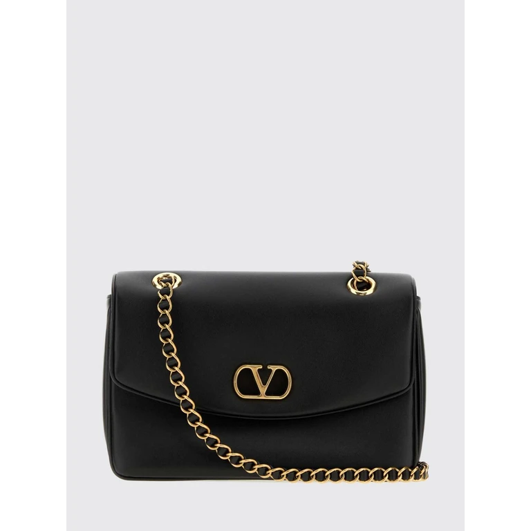 Leather Shoulder Bag with VLogo Signature (B0T57AIR0NO)