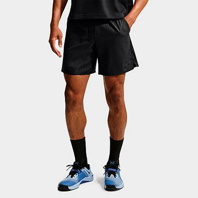 Nike Men's N. A.C. Unlimited Dri-FIT 7" Woven Training Shorts in Black/Anthracite Size: XS