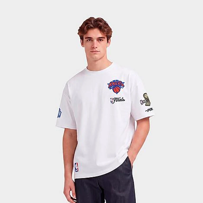 Camiseta Pro Standard New York Knicks NBA Championsip 2026 en blanco