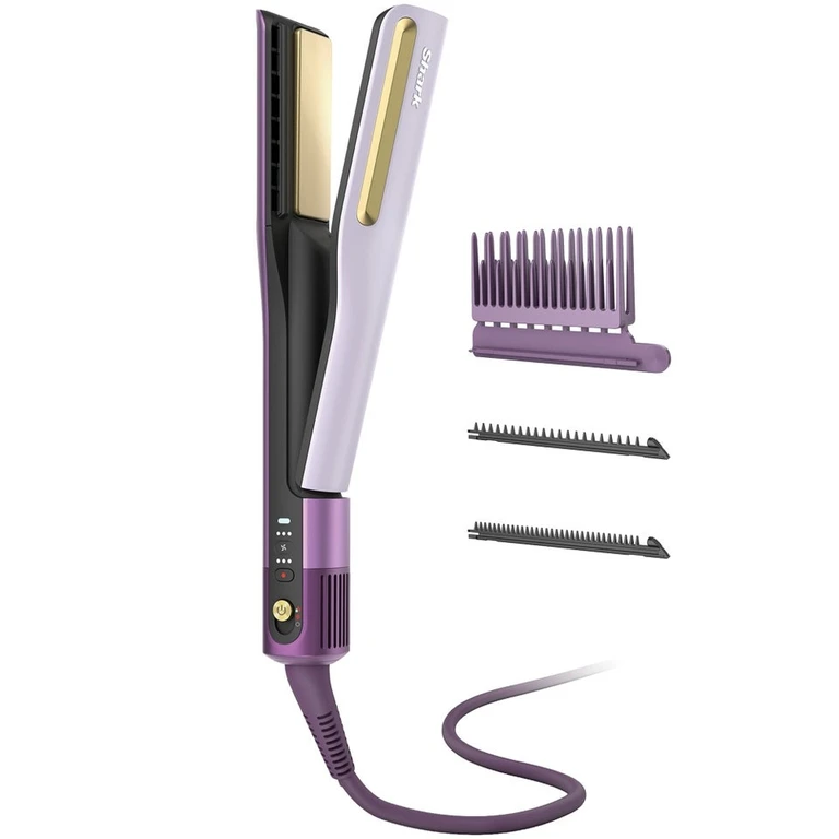 SilkiPro Straight Wet to Dry Straightener + Rapid Blow Dryer - Plum Satin
