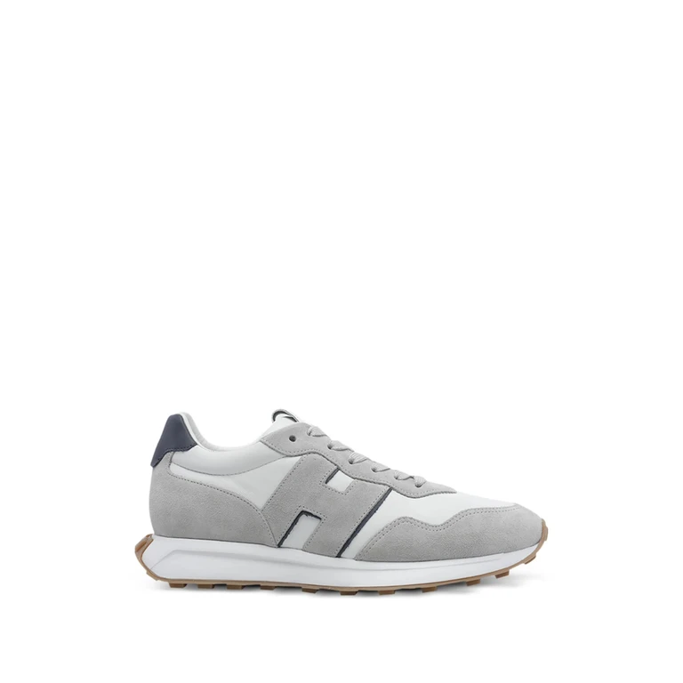 H601 Logo-patch Leather Sneakers