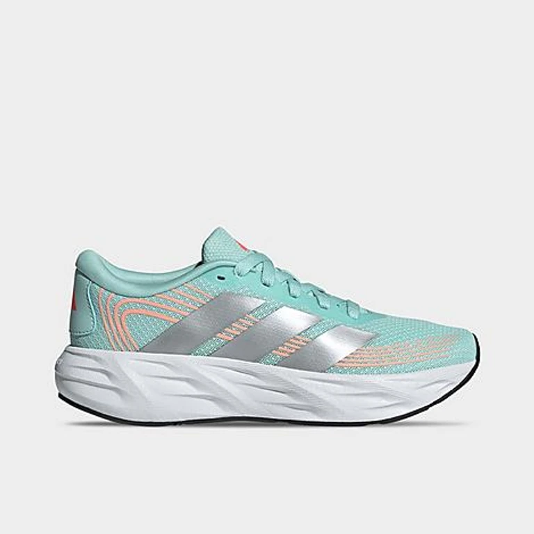 Big Kids Galaxy 8 Running Shoes in Semi Flash Aqua/Tech Grey Metallic/Frozen Turbo Size: 3.5
