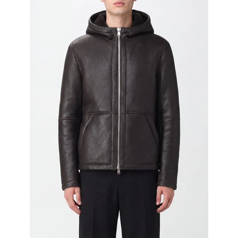 Braune Kurzjacke aus Lammleder