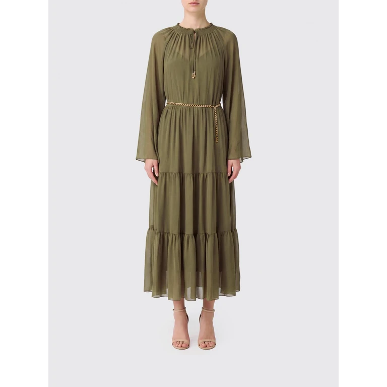 Vestido Túnica Midi con Cinturón Joya