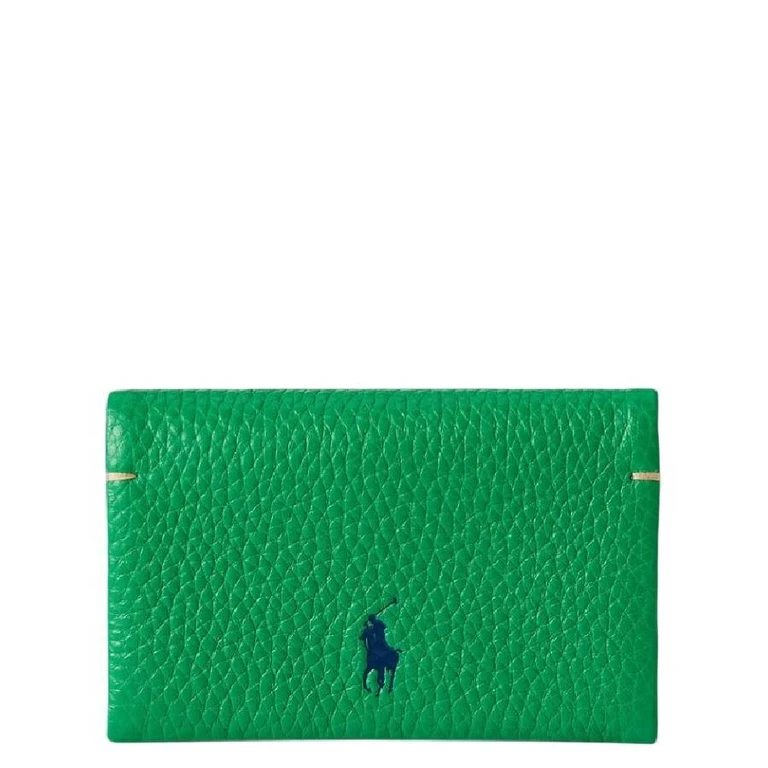Polo Play Leather Snap Card Case