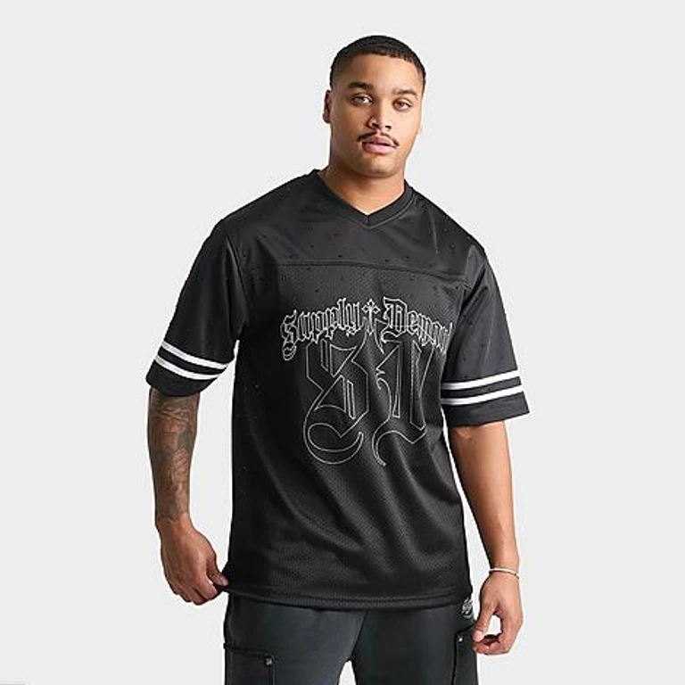 Men's Spartan Jersey in Black Size: Small