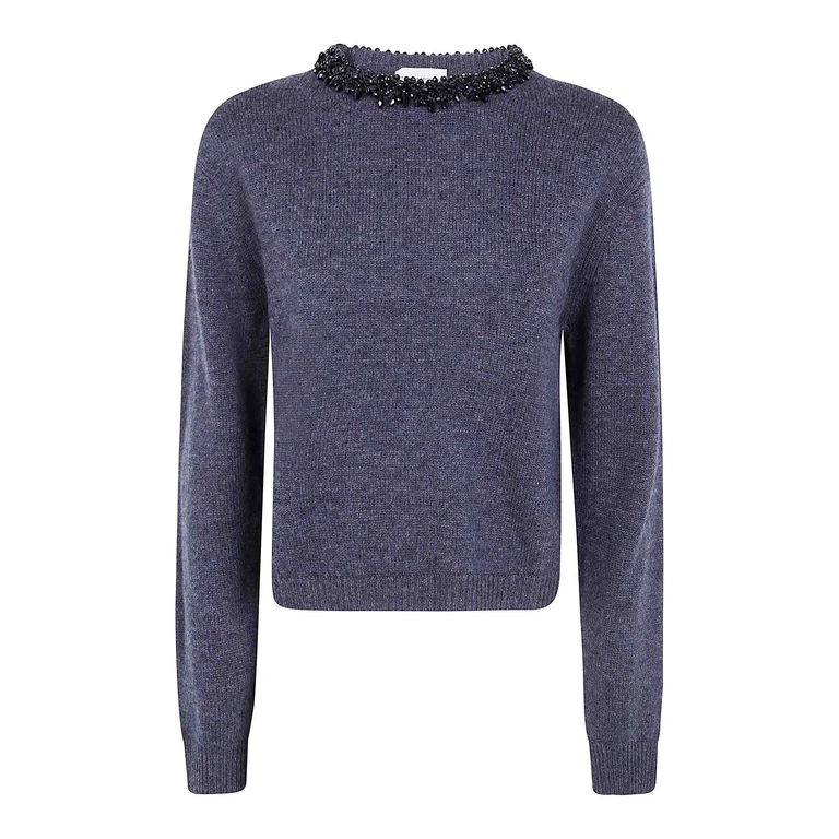 Pull Col Rond - Gris (Y6WH71Y47)