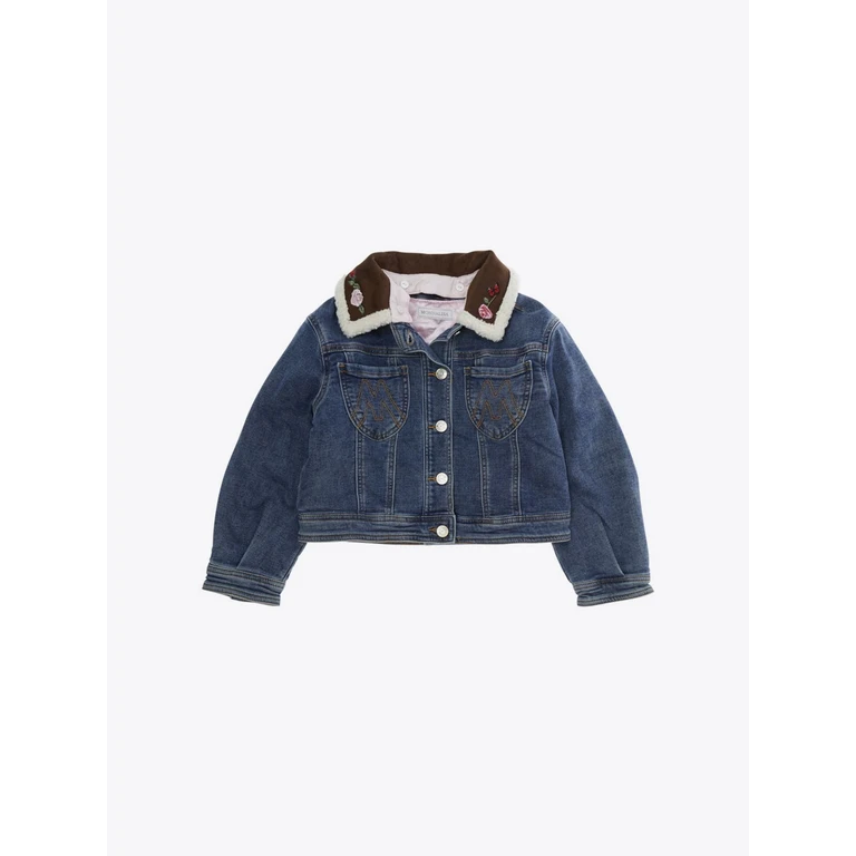 Chemise-veste en jean fille Monnalisa avec imprimé Disney