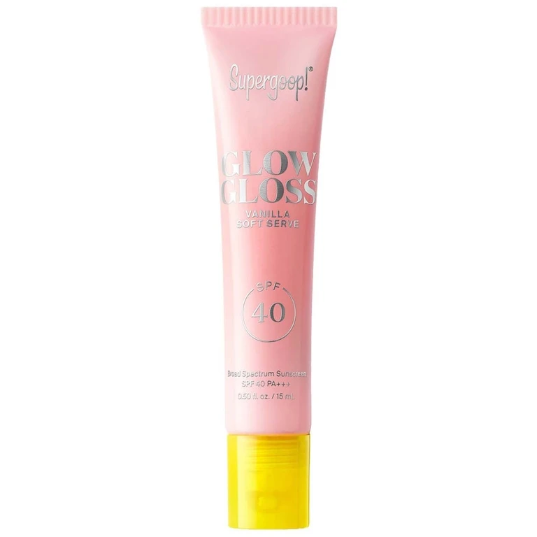 ! Glow Gloss Lip Balm SPF 40 15ml (Various Shades) - Vanilla Soft Serve