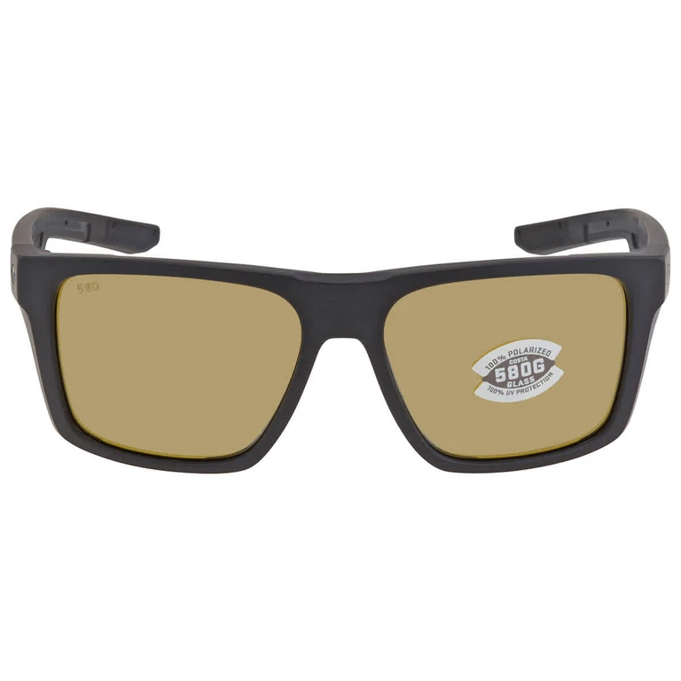 LIDO Sunrise Silver Mirror Polarized Glass Mens Sunglasses 6S9104 910403 57