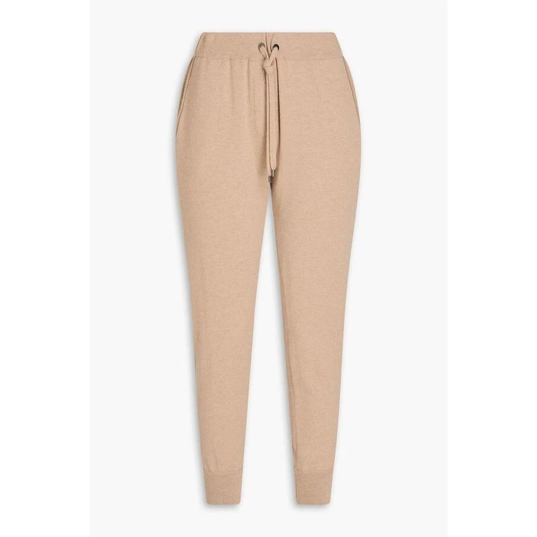Light Brown Wool Jogger Trousers