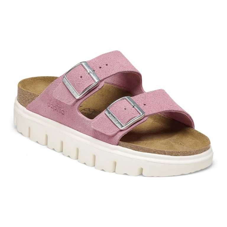 Arizona Pap Chunky Suede Leather Candy Pink