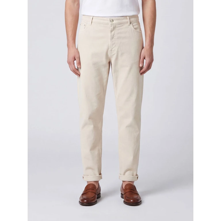 Straight Fit Five-Pocket Jeans in Cotton Denim (M277PO2090C7007)