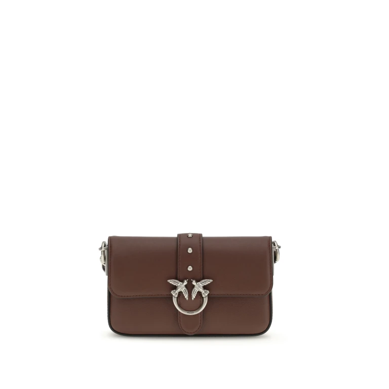 Shoulder Bag Baby Love Burgundy Calf Leather
