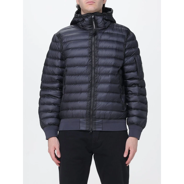 C. P. COMPANY Short Quilted Nylon Puffer Jacket with High Neck (RCCMOW751A110416A888)