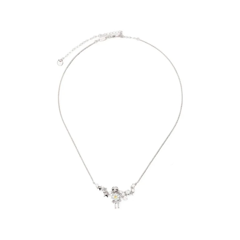 Necklace Silver "Mini Girl Flowers"