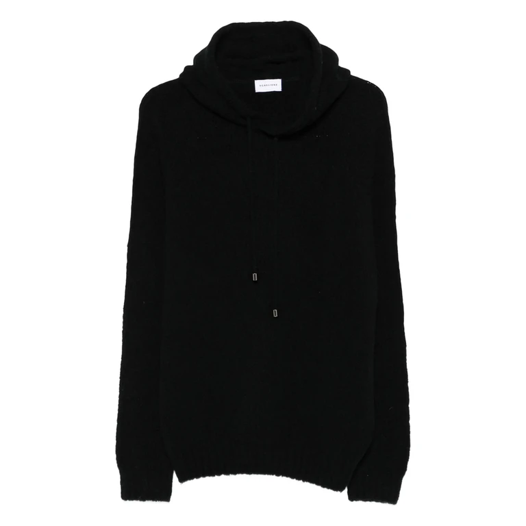 Hooded Ribbed Sweater