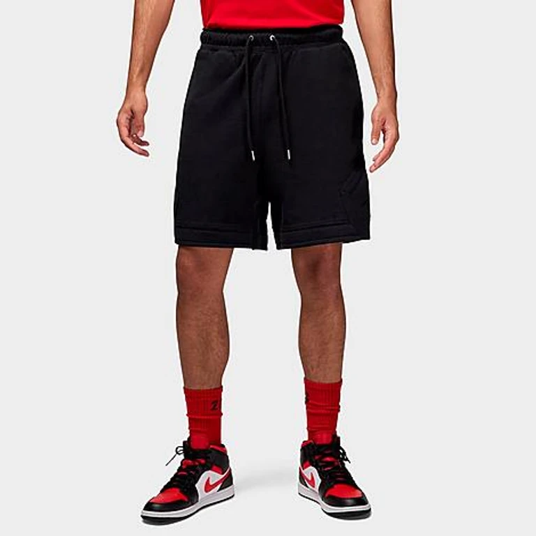 Jordan Men's Flight Fleece Diamond Shorts in Black Size: XS