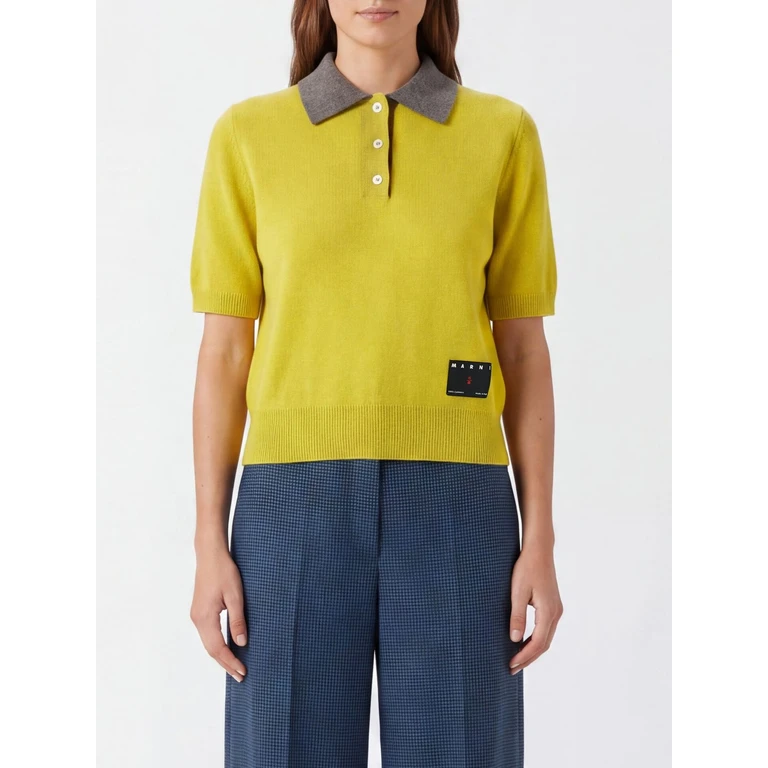 Poloshirt in geel