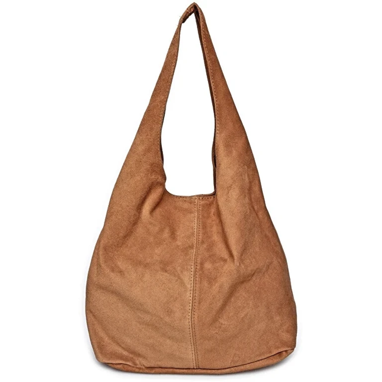 borsa in pelle da donna AL8149 Cognac
