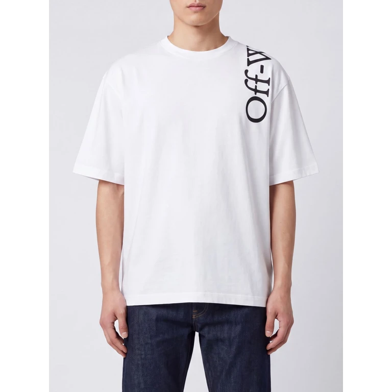 T-shirt blanc en coton Off-White