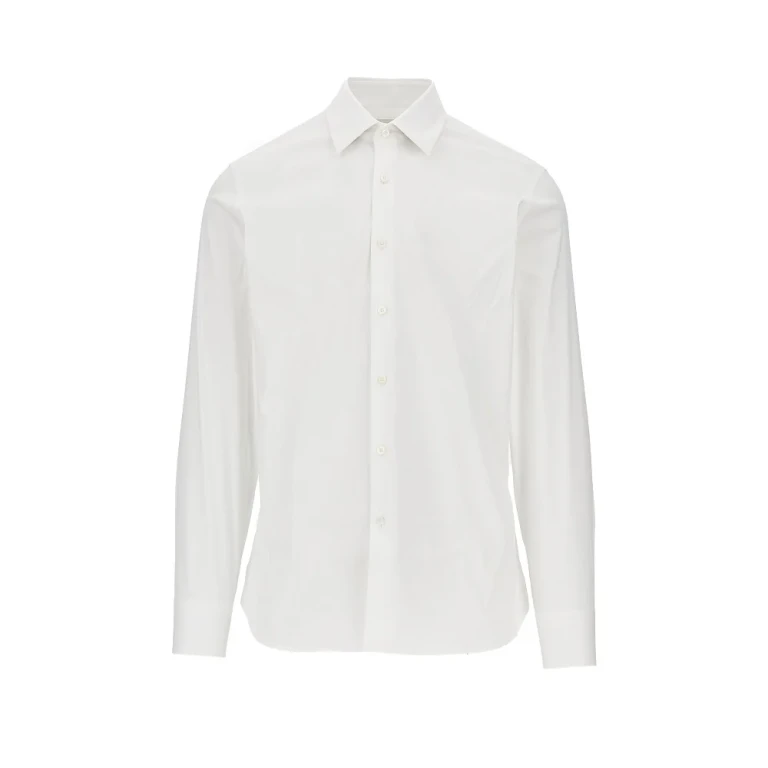 Stretch poplin shirt Man 40