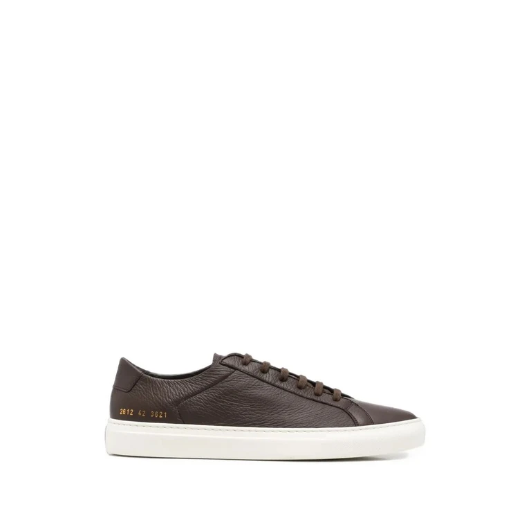 Trainers Grained Leather "Achilles Piuma"