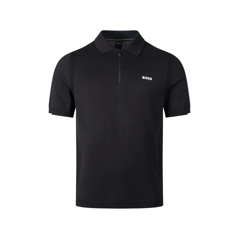 Logo-print Quarter-zip T-shirt