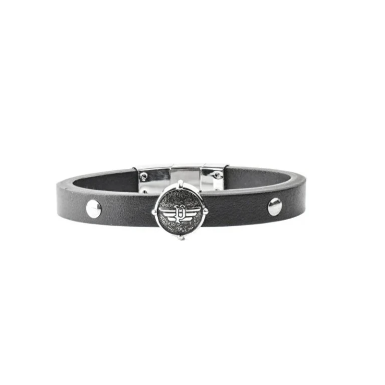 Leather Bracciale da uomo S14V102B
