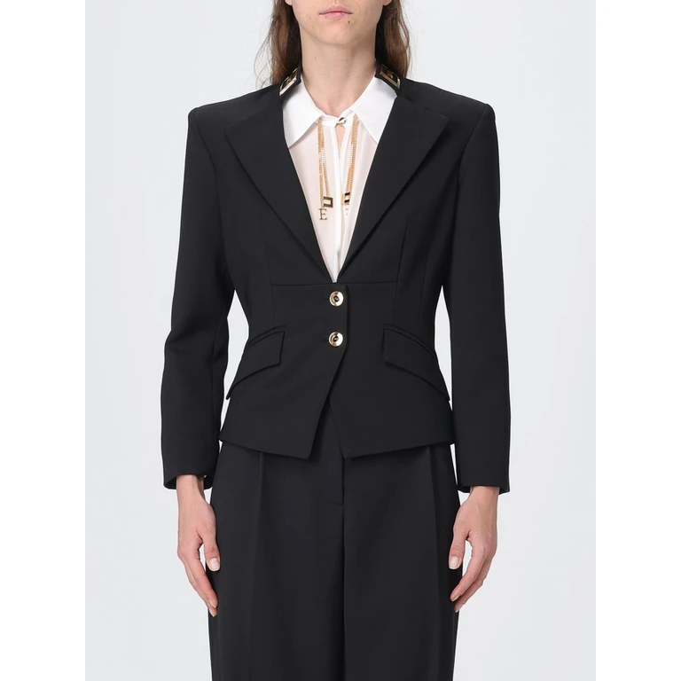 Blazer ajusté Elisabetta Franchi noir