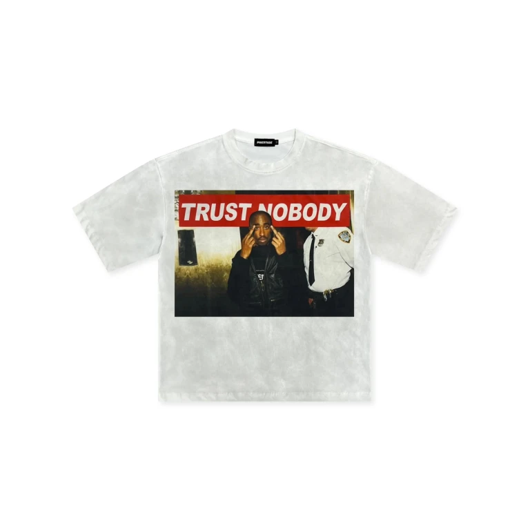 Trust Nobody Tee - White