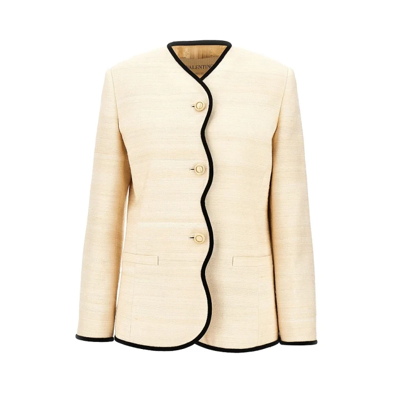 Silk Linen Canvas jacket Woman 42