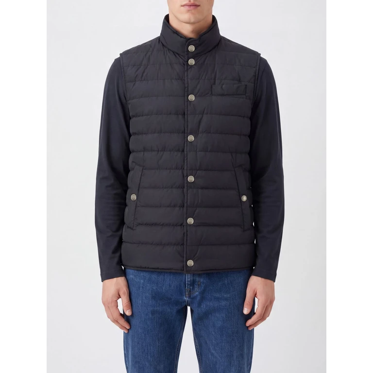 Water-Repellent Nylon Padded Gilet with High Neck (MV4081711CIX44)