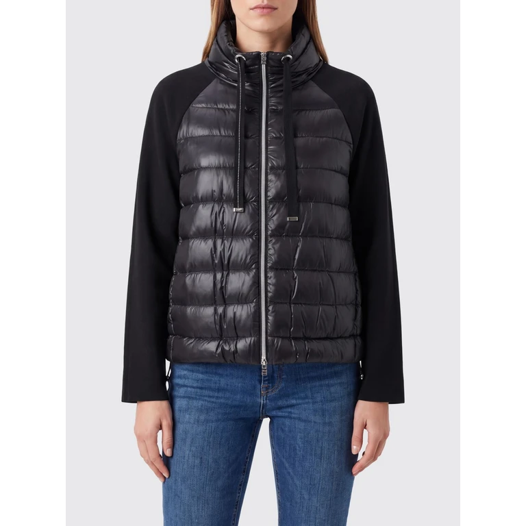 Short Quilted Nylon Down Jacket with Funnel Neck (PI00188DR129349300)